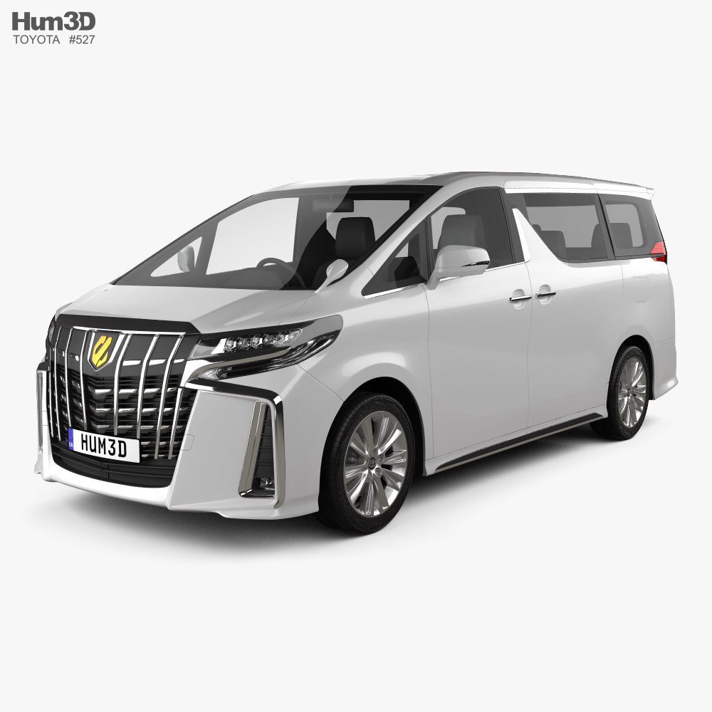 Toyota Alphard S 2024 3D model