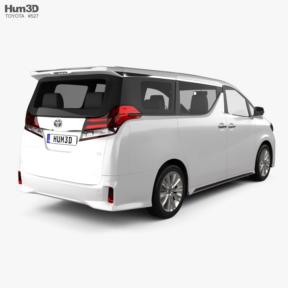 Toyota Alphard S 2024 3D model