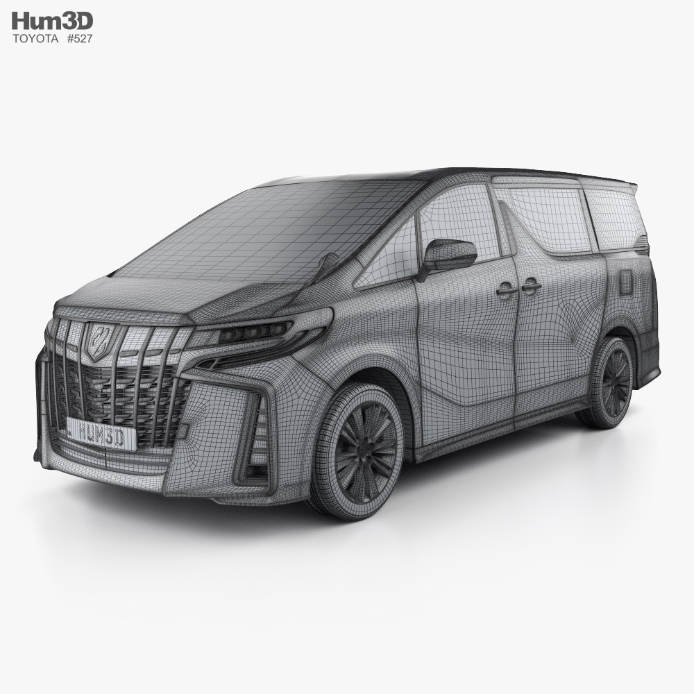 Toyota Alphard S 2024 3D model