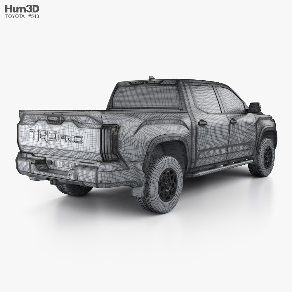 Toyota Tundra CrewMax TRD Pro 2024 3D model