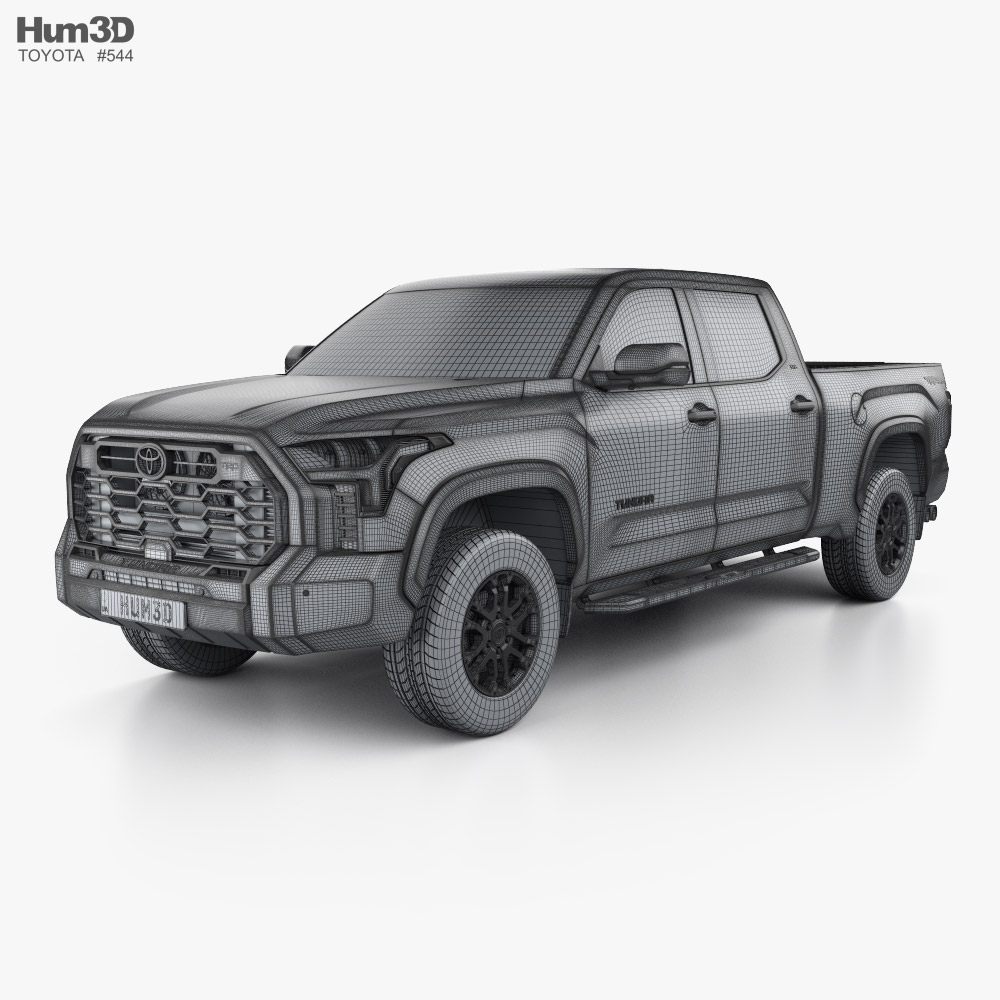 Toyota Tundra CrewMax TRD SR5 2024 3D model