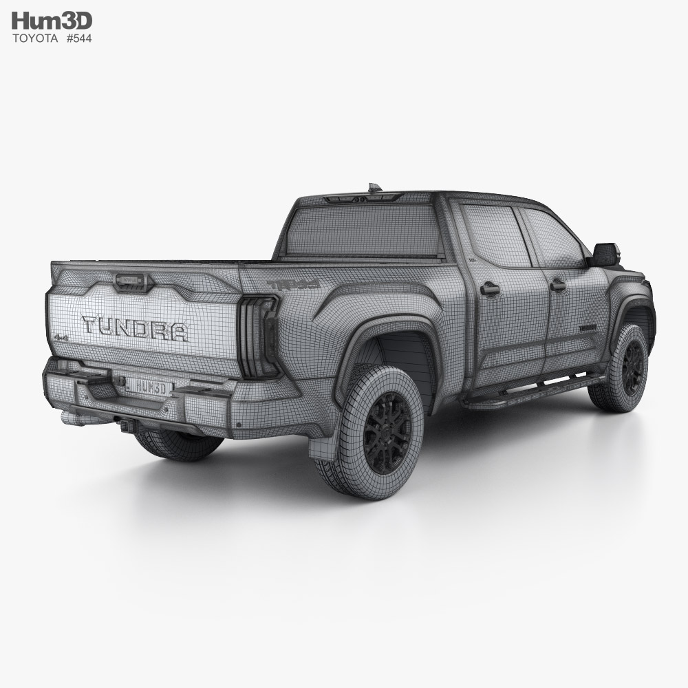 Toyota Tundra CrewMax TRD SR5 2024 3D model