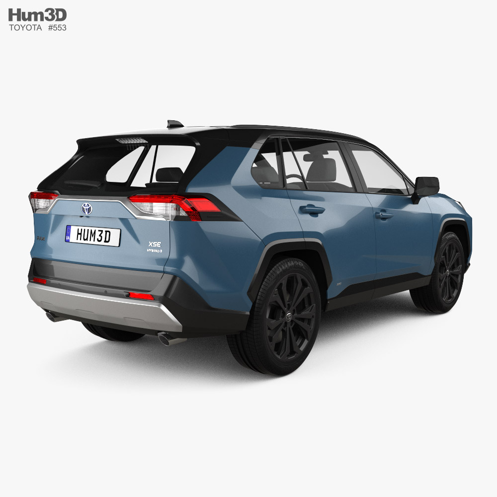 Toyota RAV4 XSE hybrid 2024 3D model