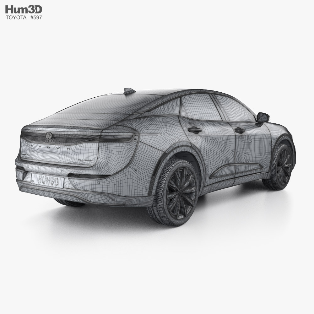 Toyota Crown Platinum US-spec 2024 3D model