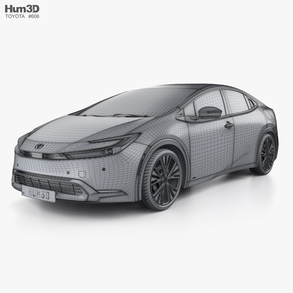 Toyota Prius HEV Limited US-spec 2024 3D model