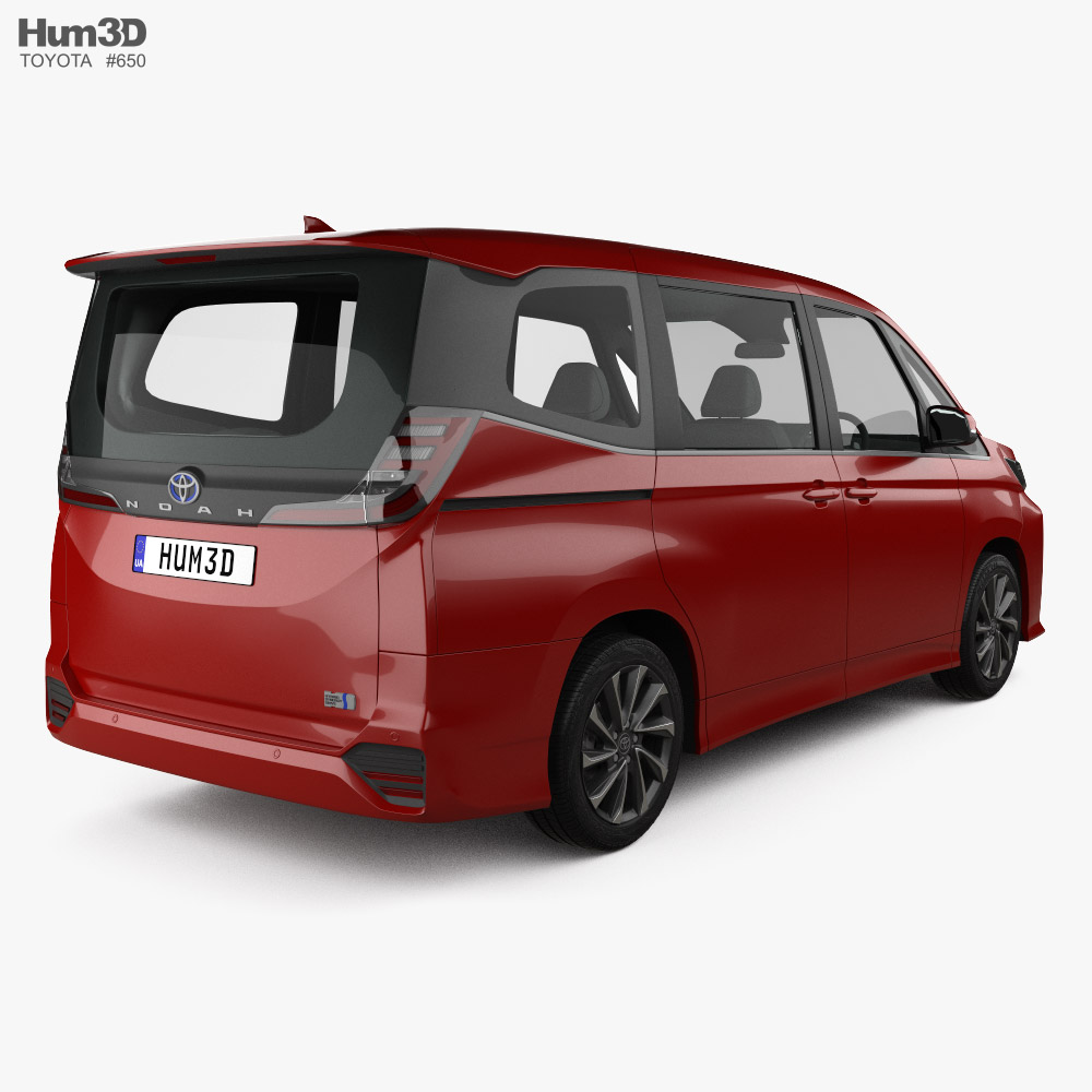 Toyota Noah SZ 2024 3D model