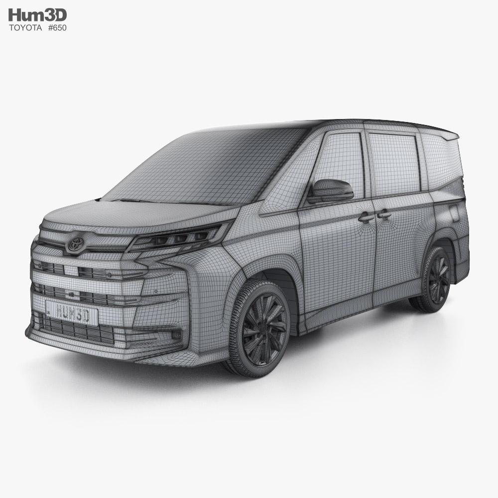 Toyota Noah SZ 2024 3D model