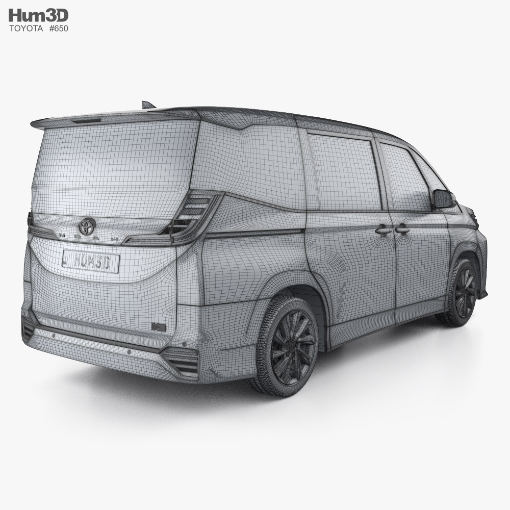 Toyota Noah SZ 2024 3D model