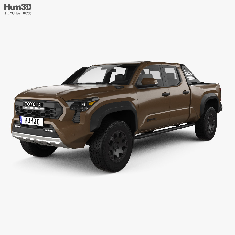 Toyota Tacoma Double Cab Long bed Trailhunter 2024 3D model