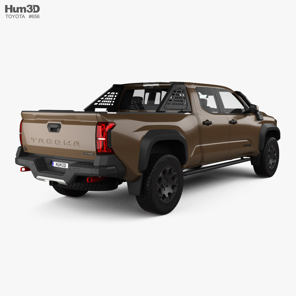 Toyota Tacoma Double Cab Long bed Trailhunter 2024 3D model