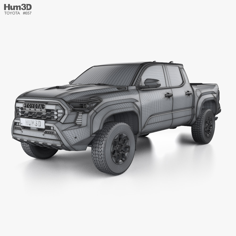 Toyota Tacoma Double Cab Short Bed TRD Pro 2024 3D model