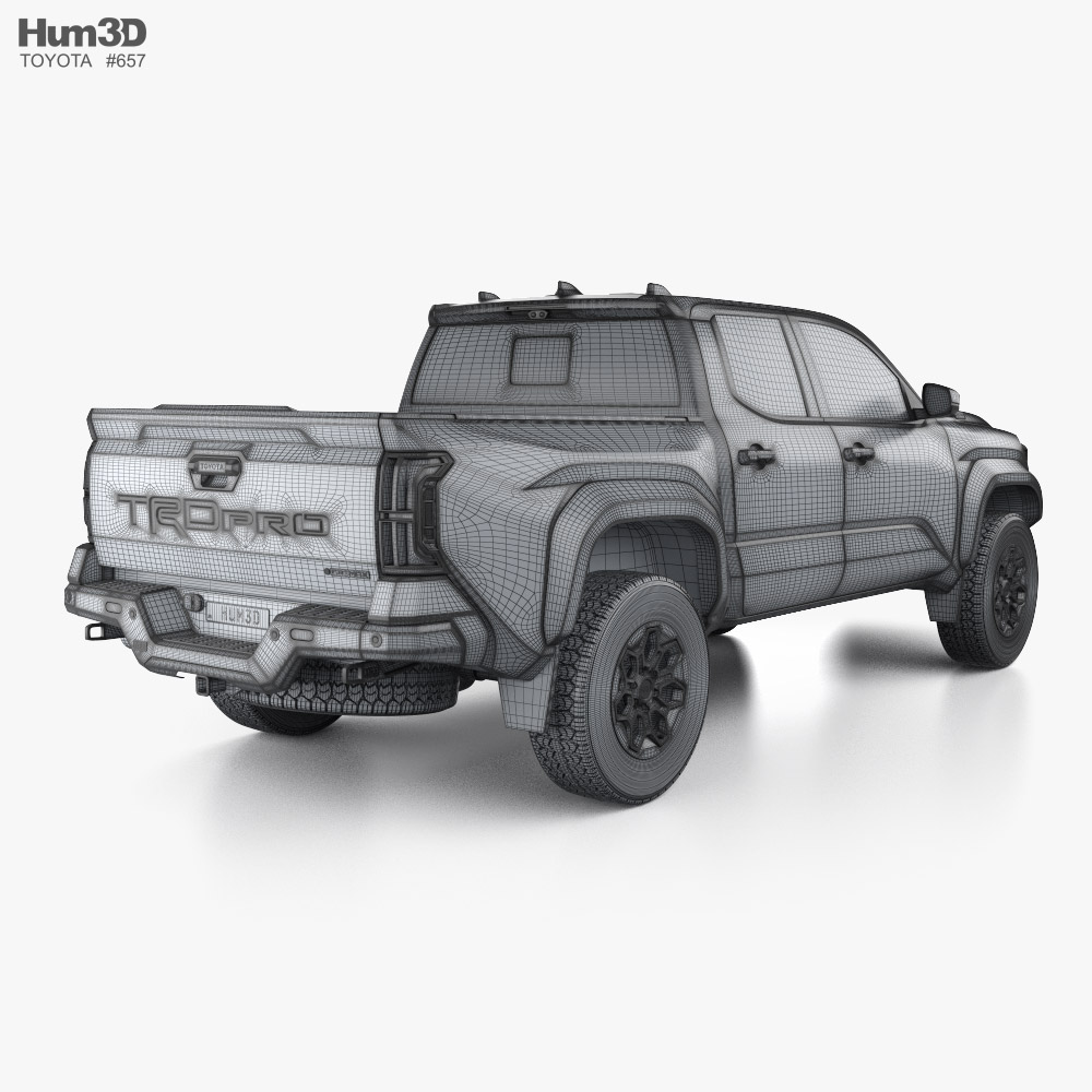 Toyota Tacoma Double Cab Short Bed TRD Pro 2024 3D model
