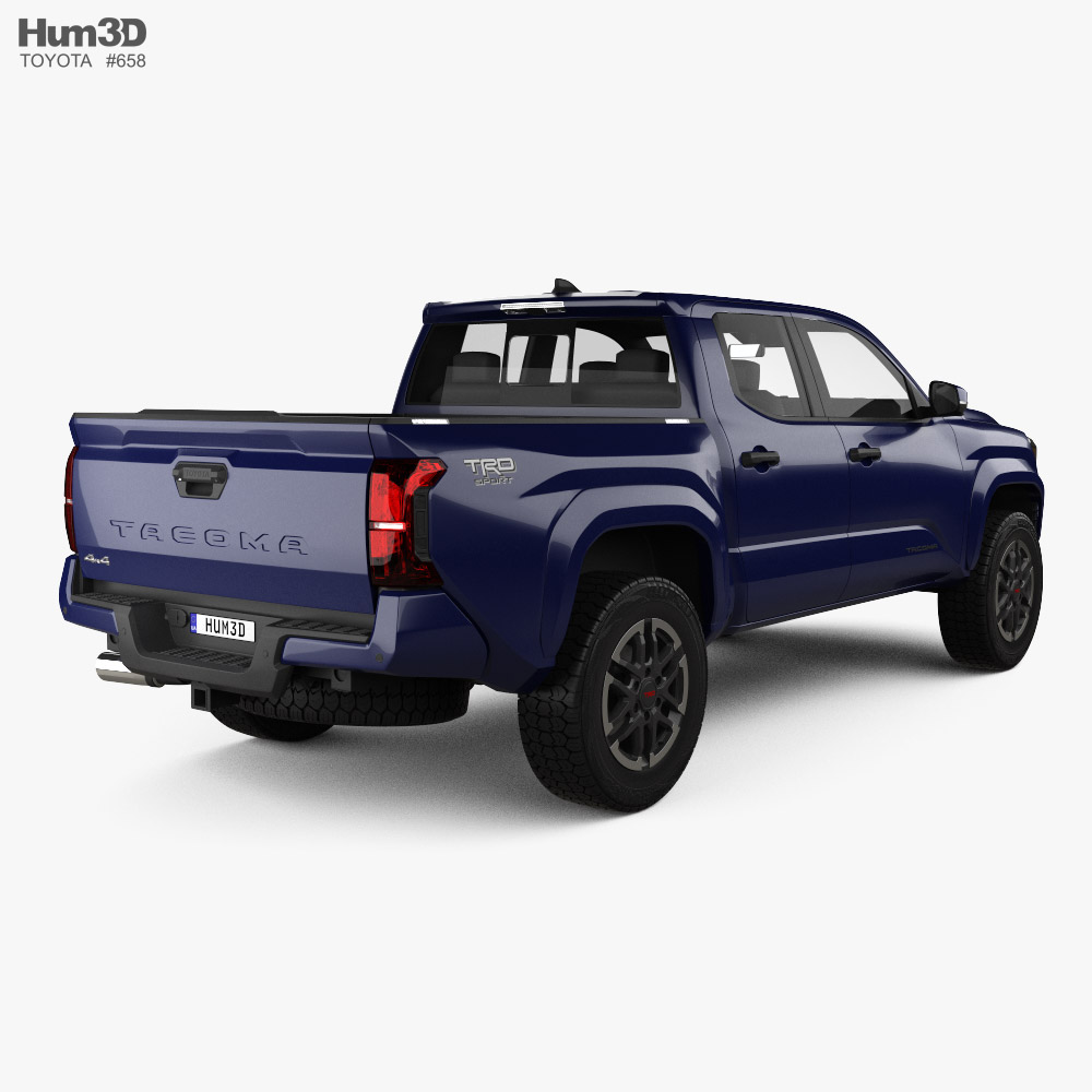 Toyota Tacoma Double Cab Short Bed TRD Sport 2024 3D model