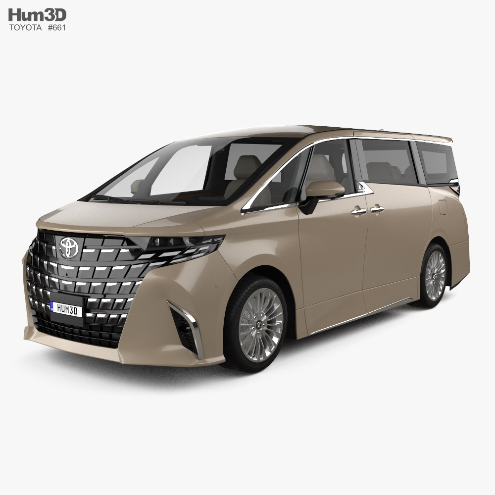 Toyota Alphard hybrid E-Four Executive Lounge 2024 3D model