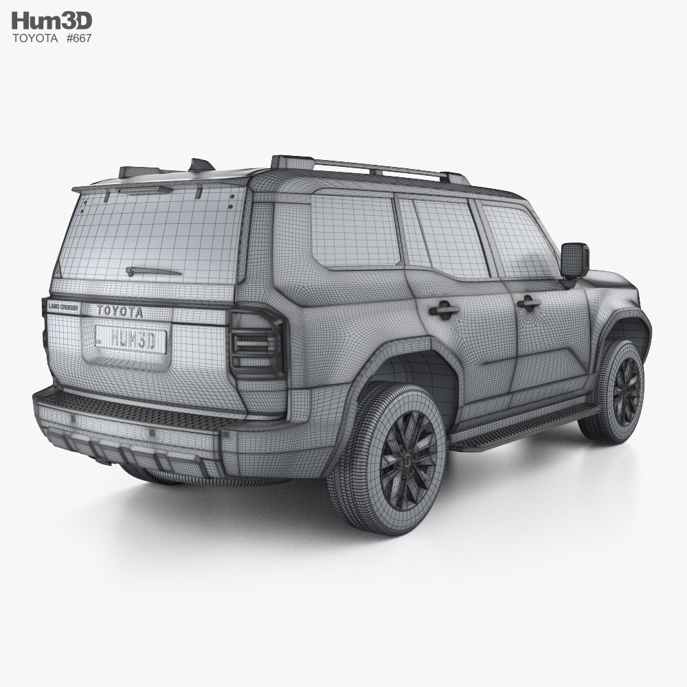 Toyota Land Cruiser Prado EU-spec 2024 3D model