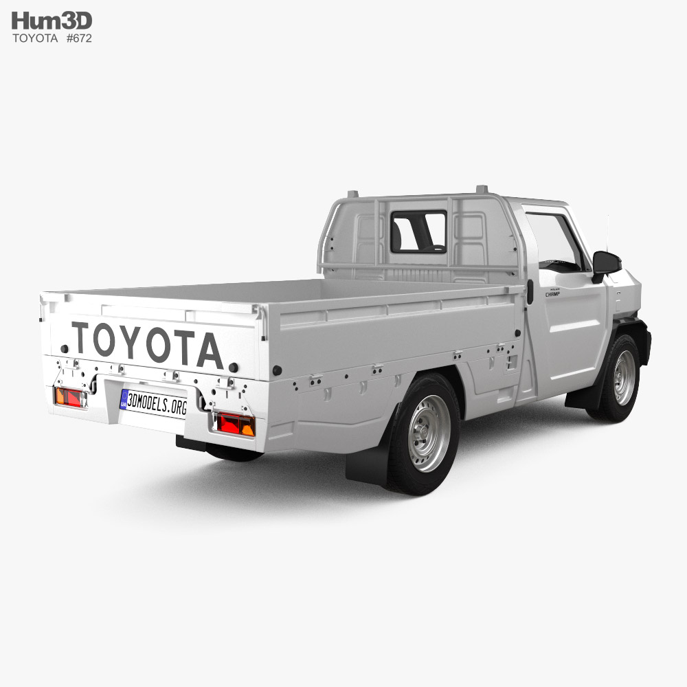 Toyota Hilux Champ Single Cab 2024 3D model