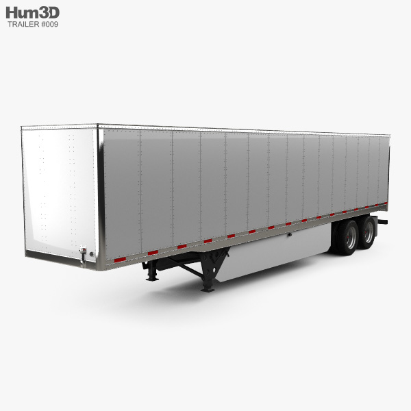 Utility 4000D-X Composite Wall Semi Trailer 2014 3D model