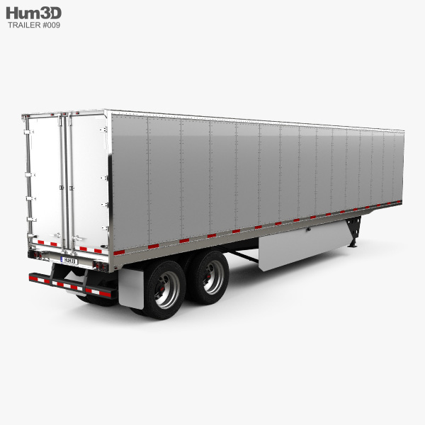 Utility 4000D-X Composite Wall Semi Trailer 2014 3D model