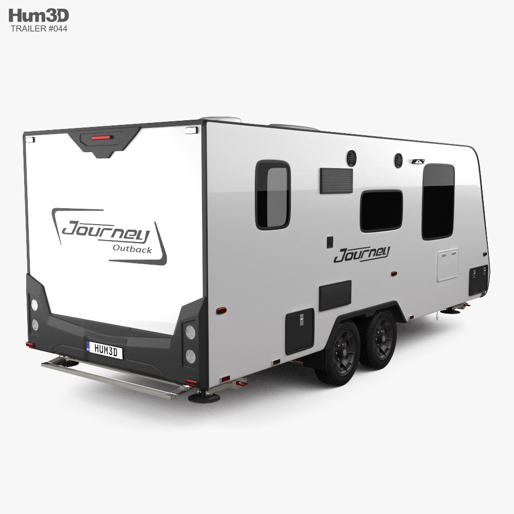 Jayco Journey Caravan Car Trailer 2024 3D model