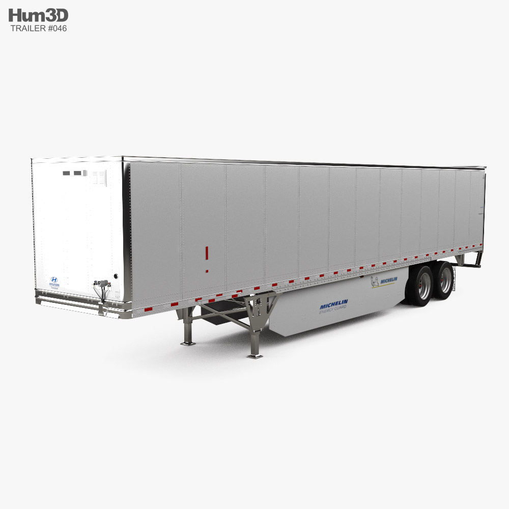 Hyundai Translead HT Semi Trailer 2024 3D model