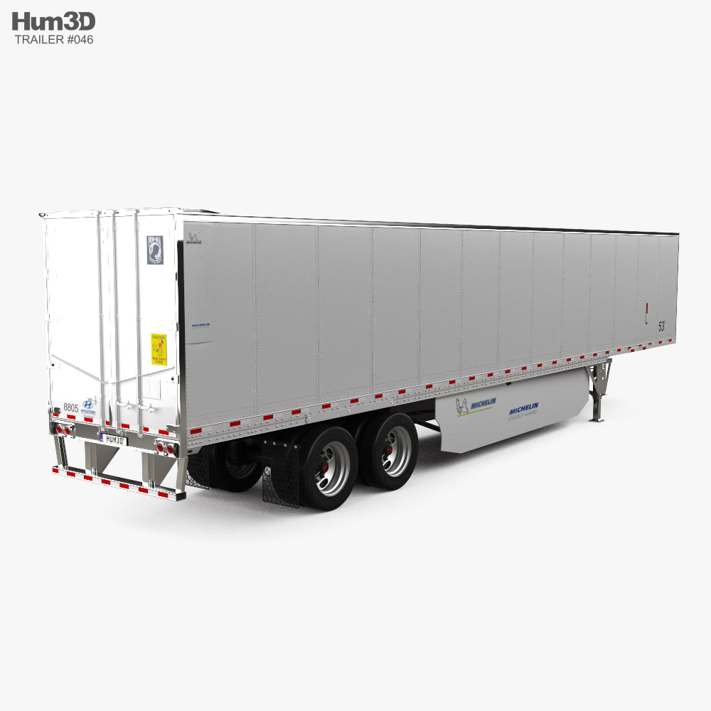 Hyundai Translead HT Semi Trailer 2024 3D model