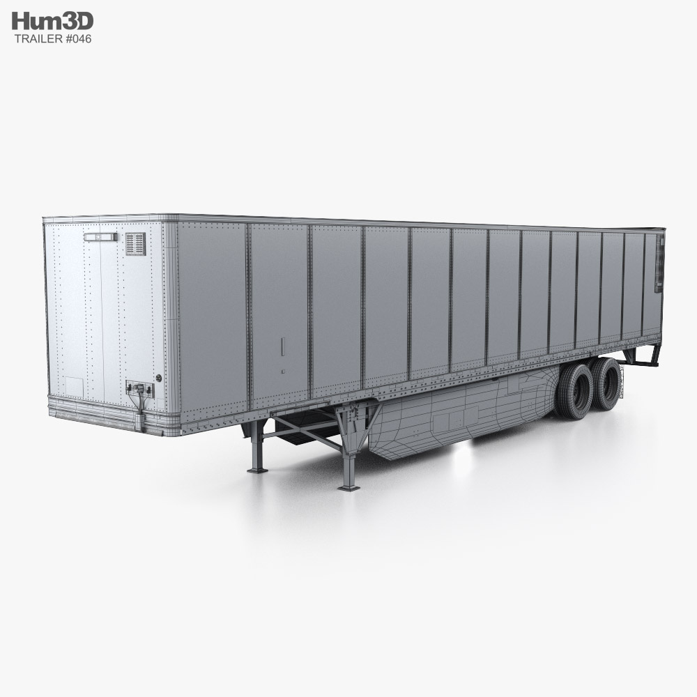 Hyundai Translead HT Semi Trailer 2024 3D model