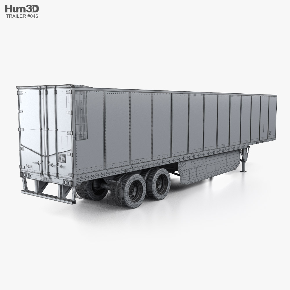 Hyundai Translead HT Semi Trailer 2024 3D model