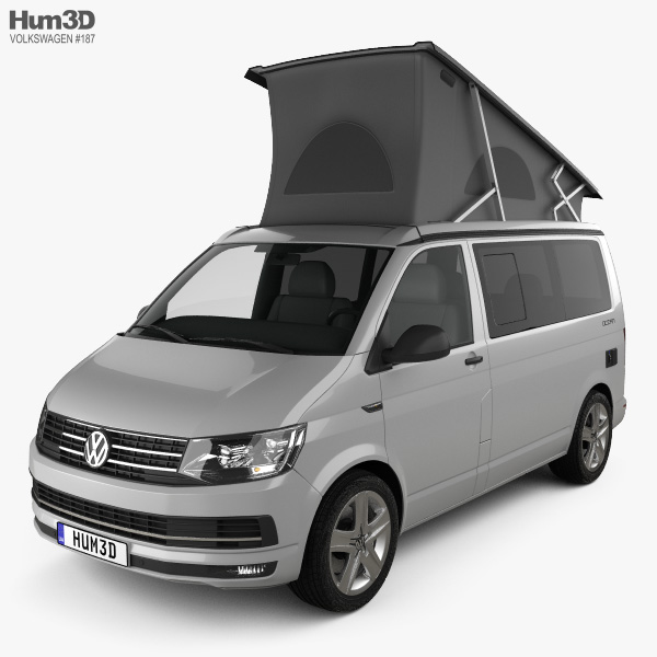 Volkswagen Transporter (T6) California 2019 3D model