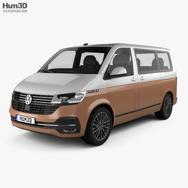 Volkswagen Transporter Multivan Bulli 2022 3D model