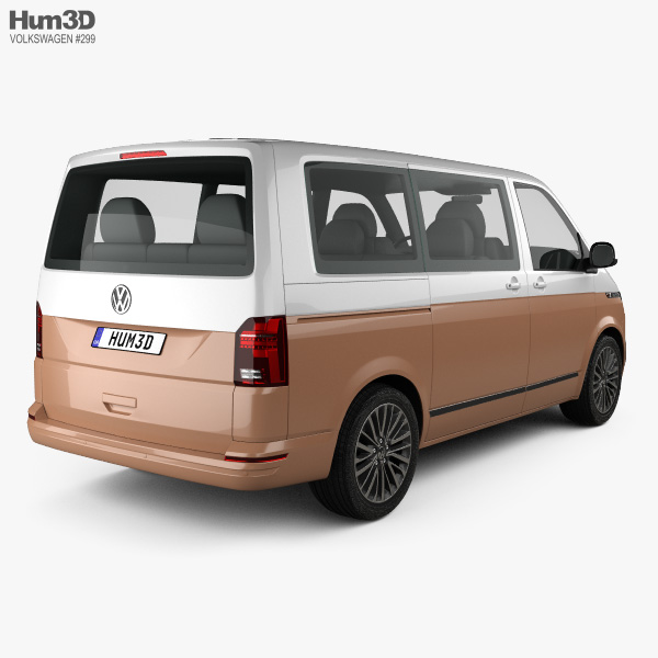 Volkswagen Transporter Multivan Bulli 2022 3D model