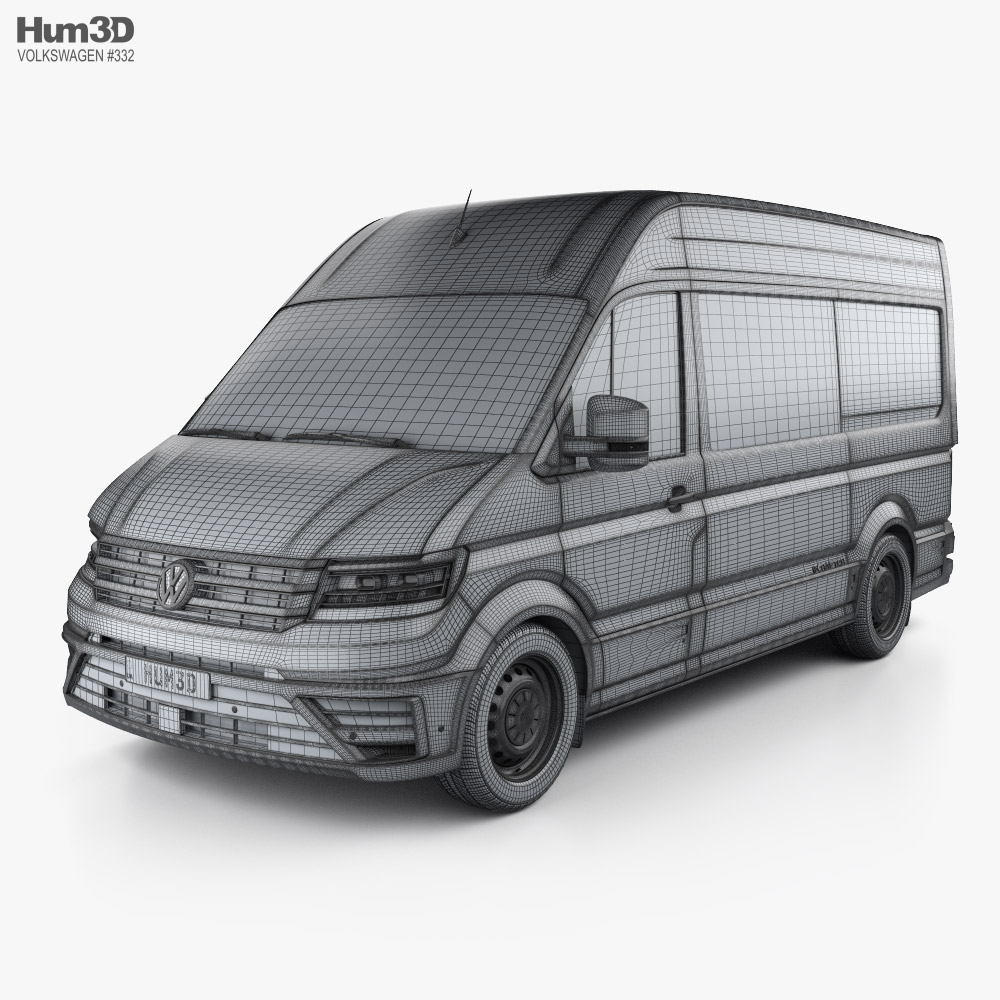 Volkswagen E-Crafter Panel Van L1H2 2020 3D model