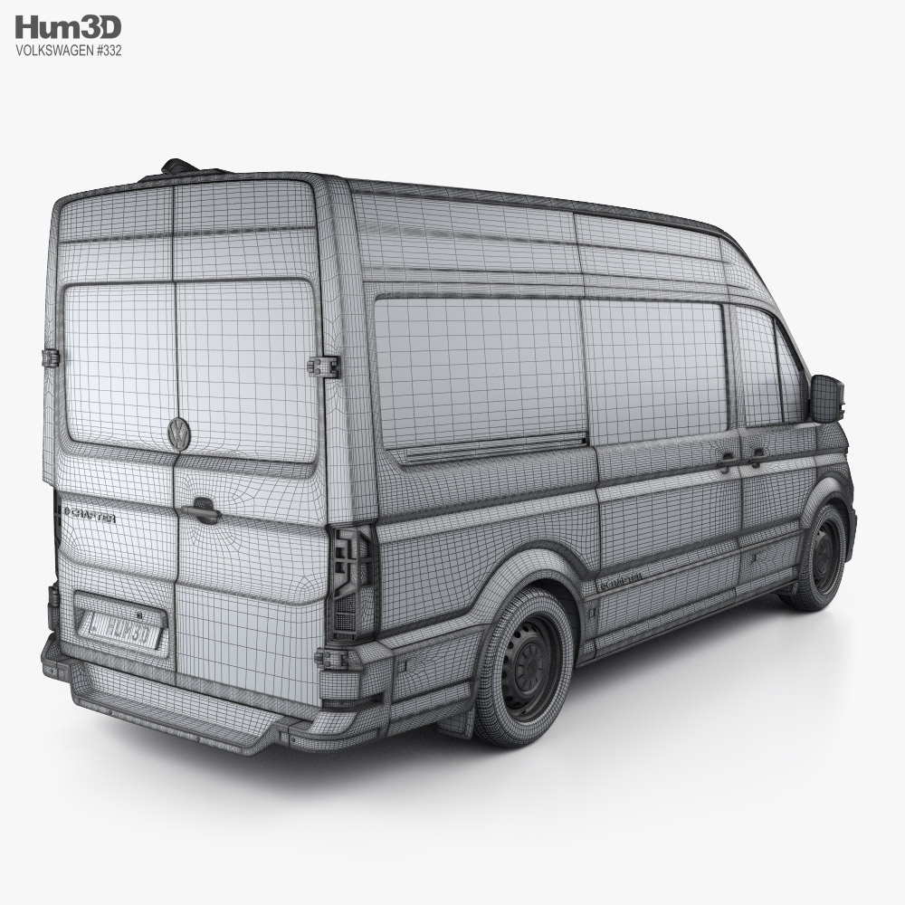 Volkswagen E-Crafter Panel Van L1H2 2020 3D model