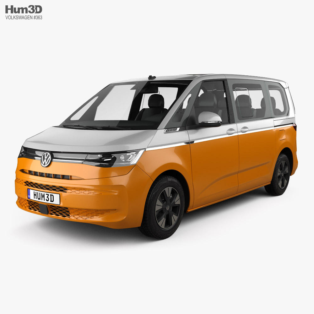 Volkswagen Transporter (T7) Multivan eHybrid 2024 3D model