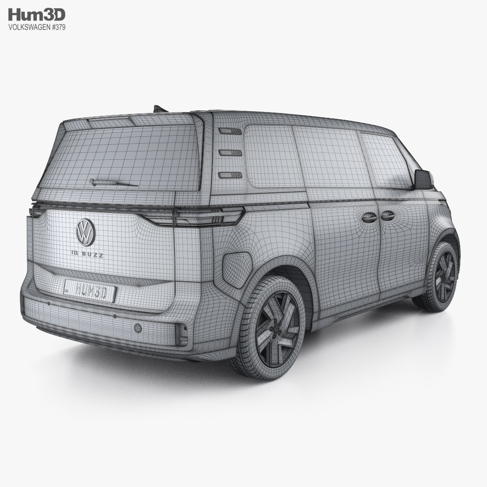 Volkswagen ID Buzz 2024 3D model