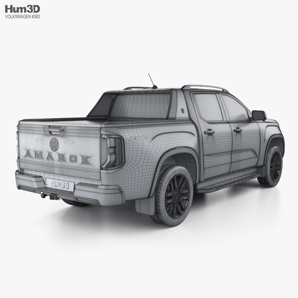 Volkswagen Amarok Double Cab Aventura 2024 3D model