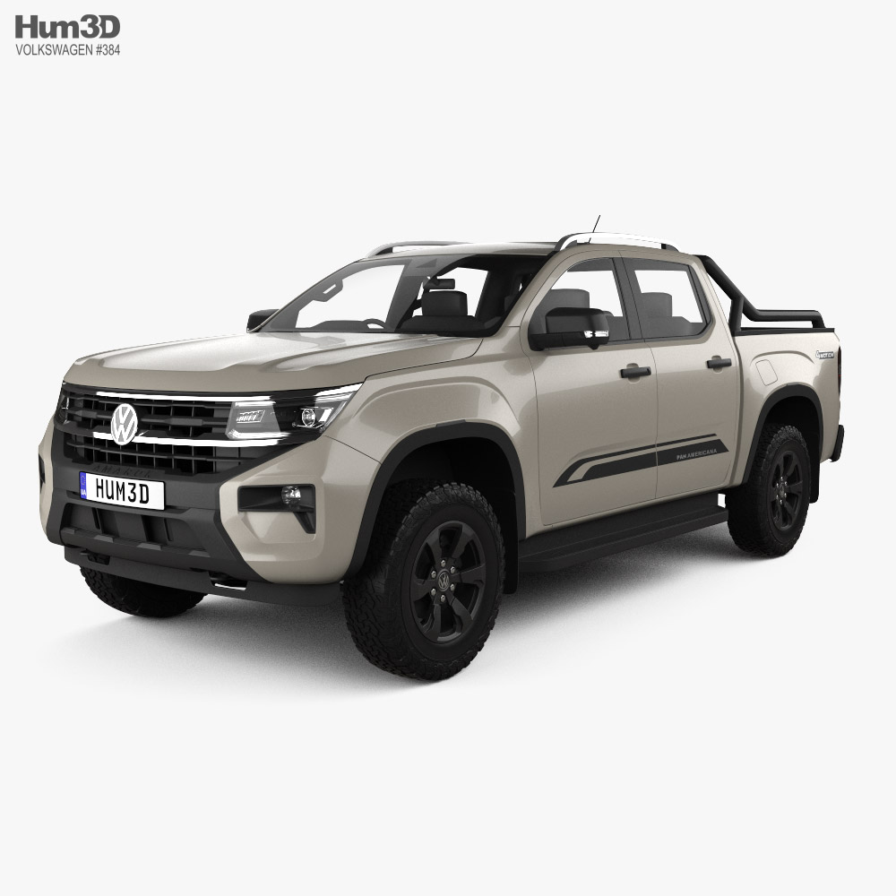 Volkswagen Amarok Double Cab PanAmericana 2024 3D model