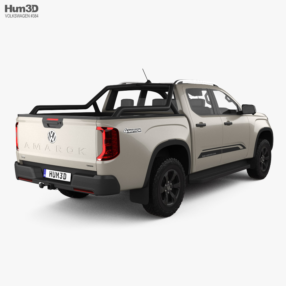 Volkswagen Amarok Double Cab PanAmericana 2024 3D model