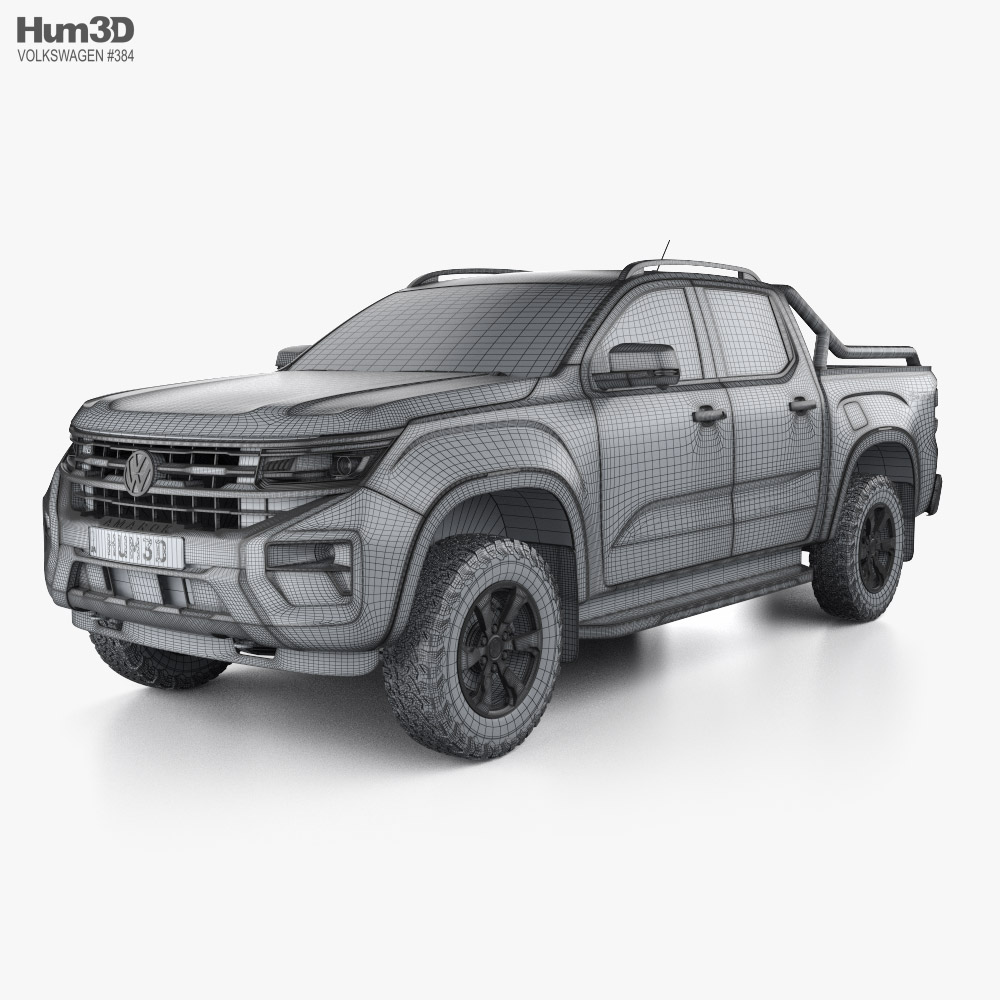 Volkswagen Amarok Double Cab PanAmericana 2024 3D model