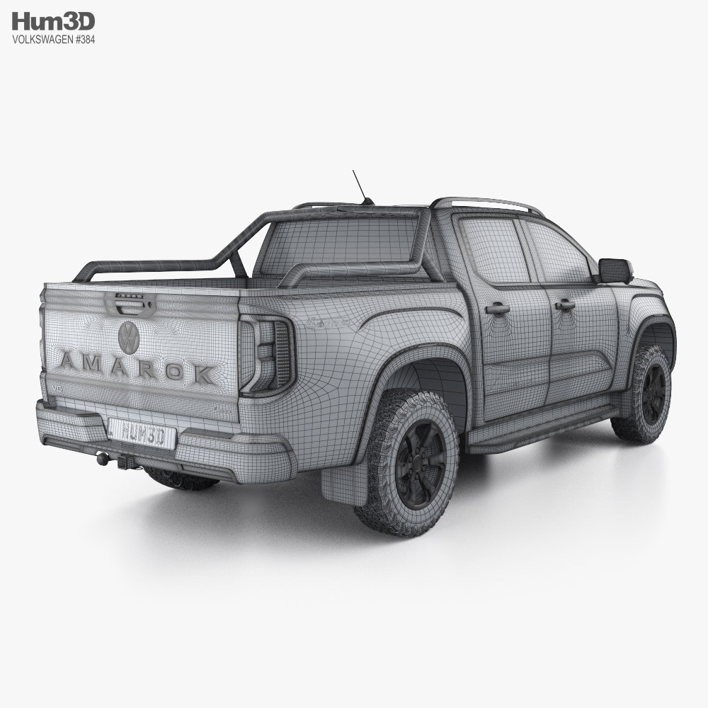 Volkswagen Amarok Double Cab PanAmericana 2024 3D model