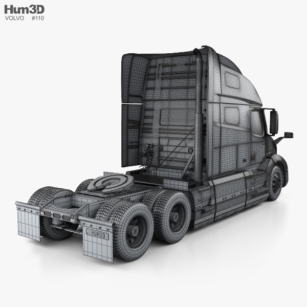 Volvo VNL (760) Tractor Truck 2020 3D model