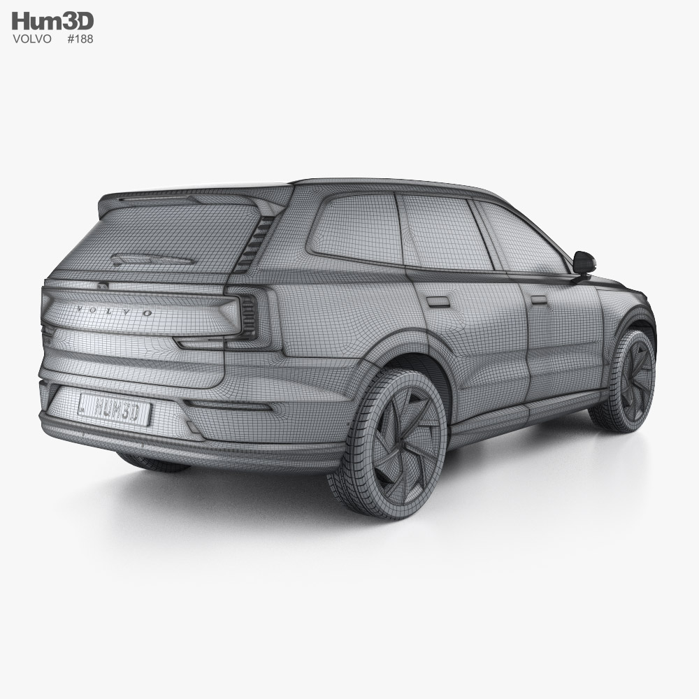 Volvo EX90 2024 3D model